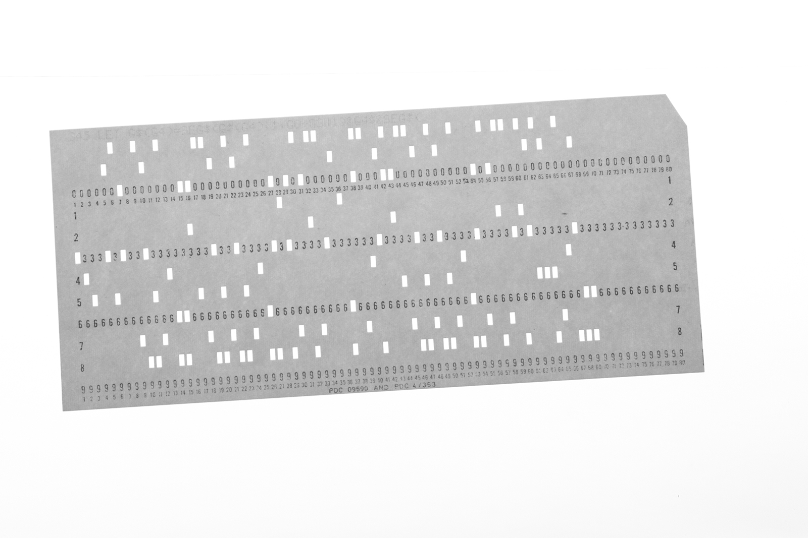 Punched card